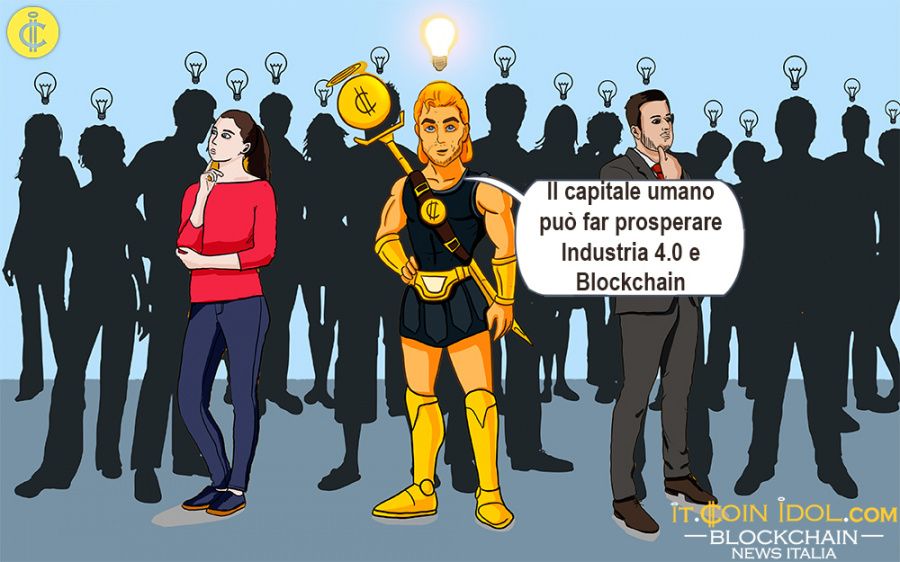 Le risorse umane possono rendere l'industria 4.0 e Blockchain florida