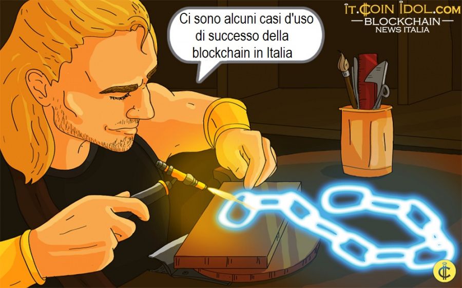 Ci sono alcuni casi d'uso di successo della blockchain in Italia