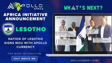 Apollo valuta firma MOU con la nazione del Lesotho come parte dell'iniziativa Blockchain