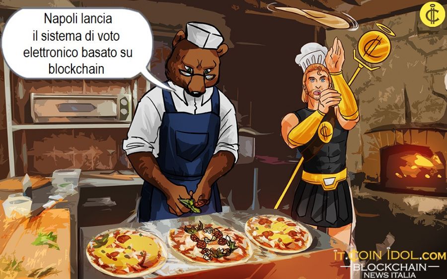 Napoli lancia il sistema di voto elettronico basato su blockchain