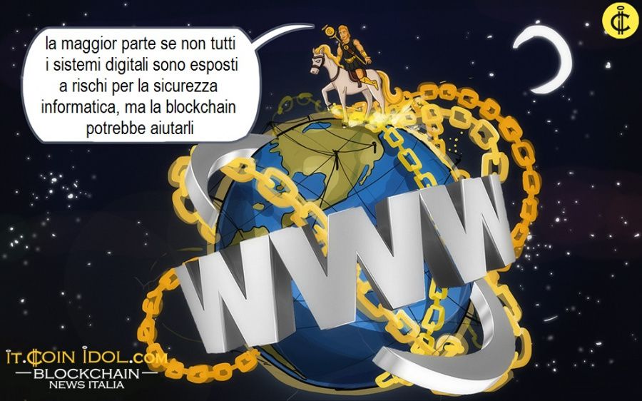 La maggior parte se non tutti i sistemi digitali sono esposti a rischi per la sicurezza informatica, ma la blockchain potrebbe aiutarli