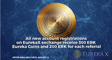  La rete Eureka per il lancio di un exchange ad alta liquidità aggiornato e un bonus di iscrizione di 300 ERK